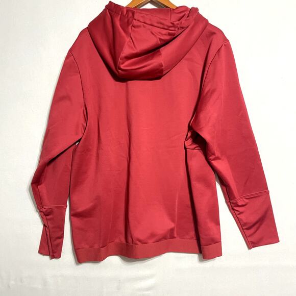 Nike Men's‎ Dri-FIT Oklahoma Sooners Crimson Red Pullover Hoodie - Size L - Picture 2 of 5